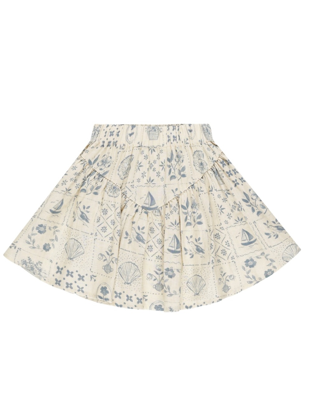 RYLEE + CRU SPARROW SKIRT / TILE size 8-9 years